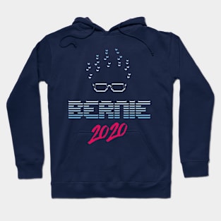 Bernie 2020 Vaporwave Style Hoodie